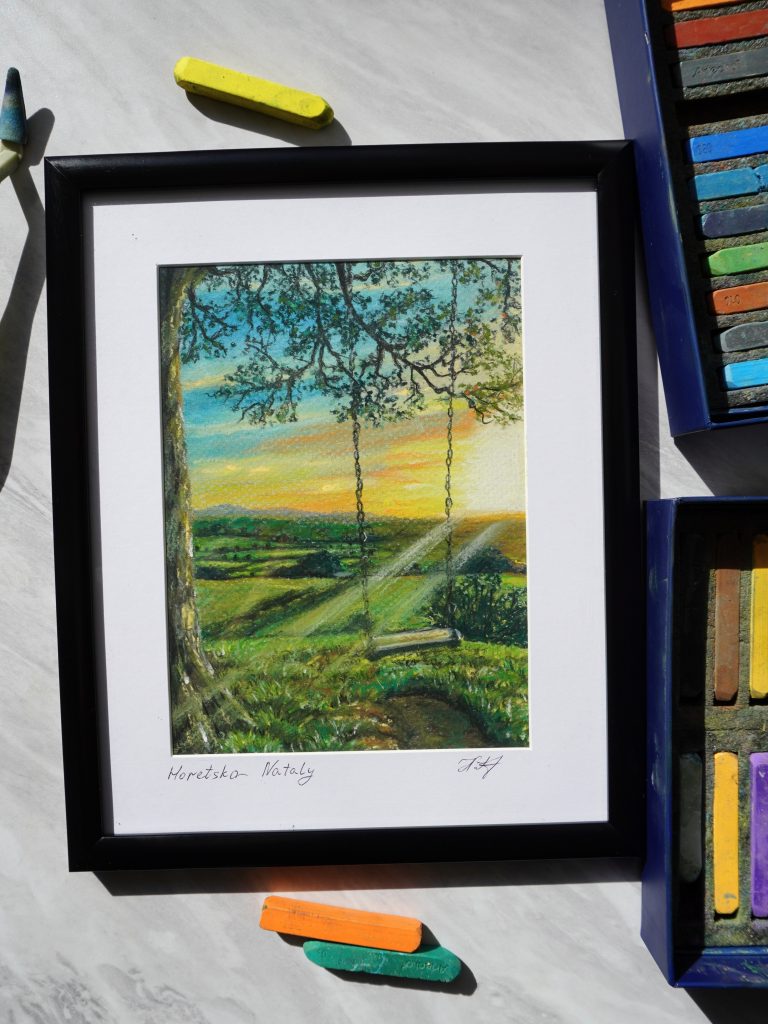 Swing with a view of Shropshire