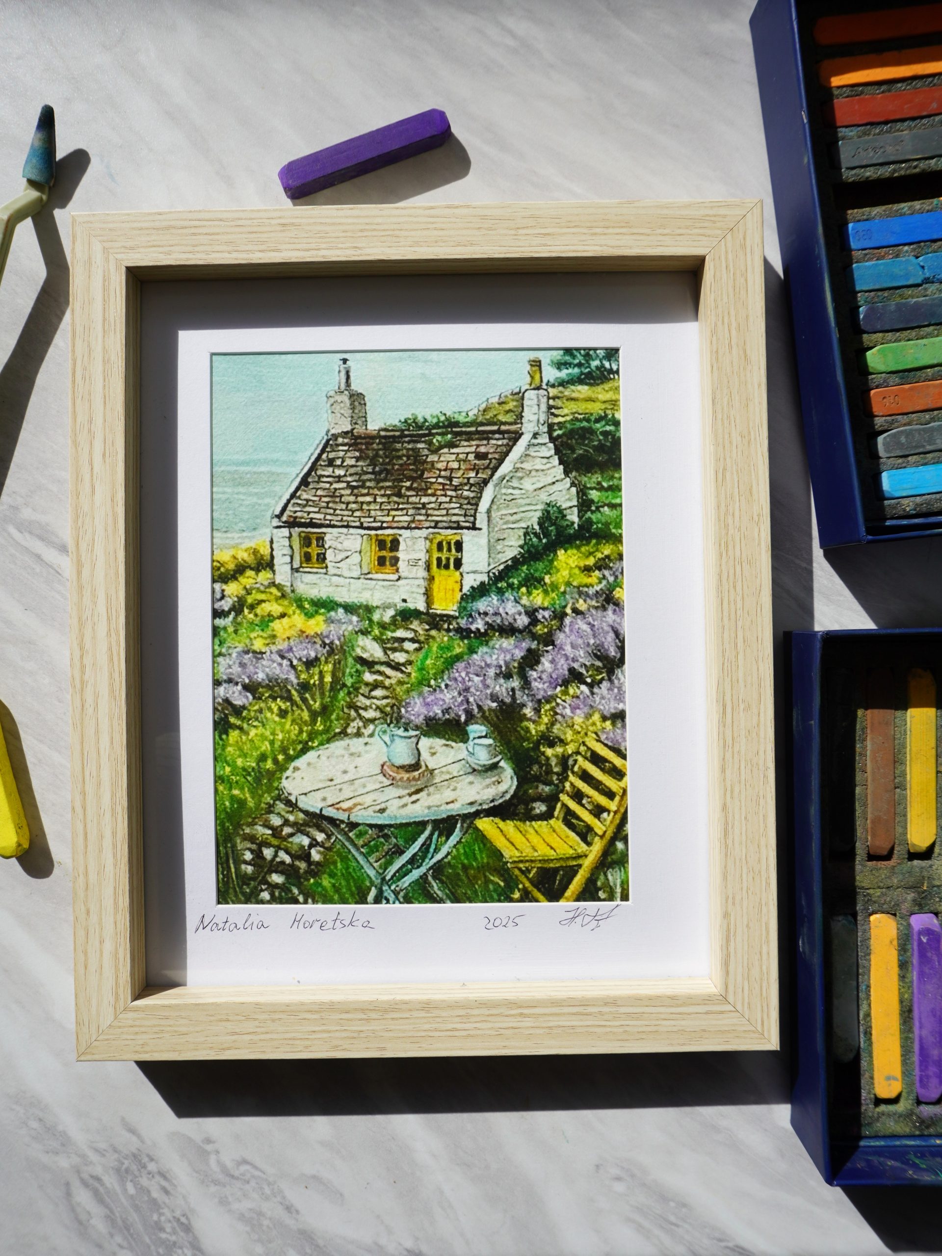 Bright cottage by the sea